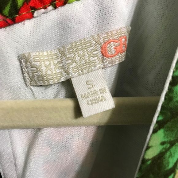 Gianni Bini Palm Floral Print Cold Shoulder Romper - Picture 5 of 8